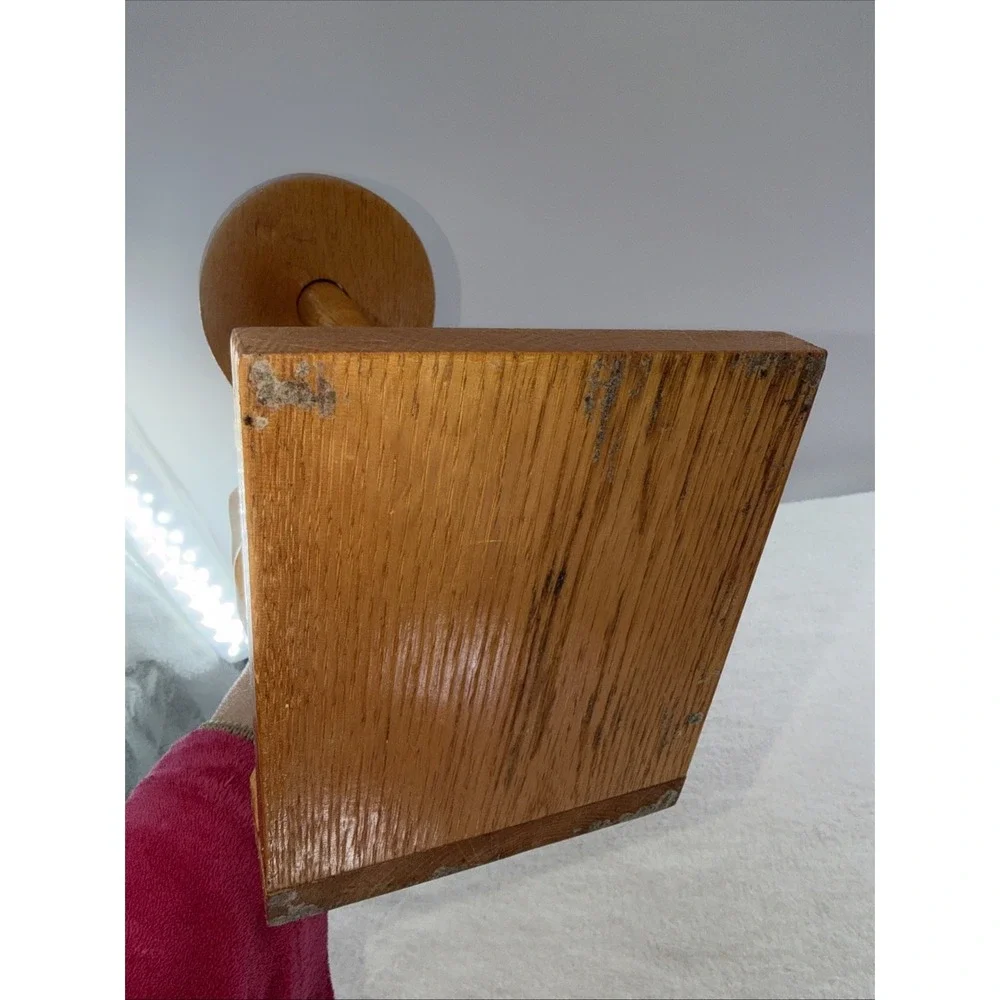Oak Wood Paper Towel Holder Handmade 16